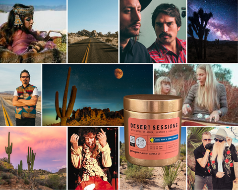 Desert Sessions Playlist Candle