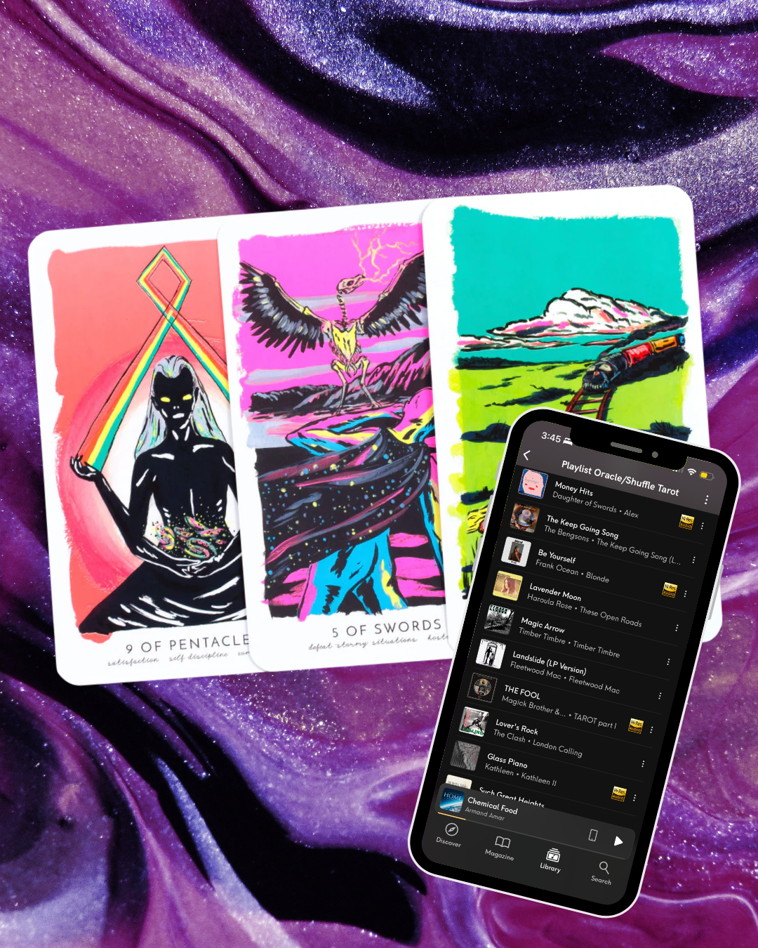 Email Tarot Reading + Custom Playlist