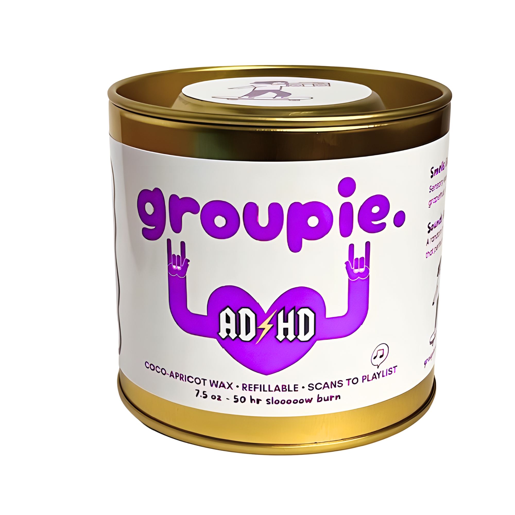 ADHD Playlist Candle