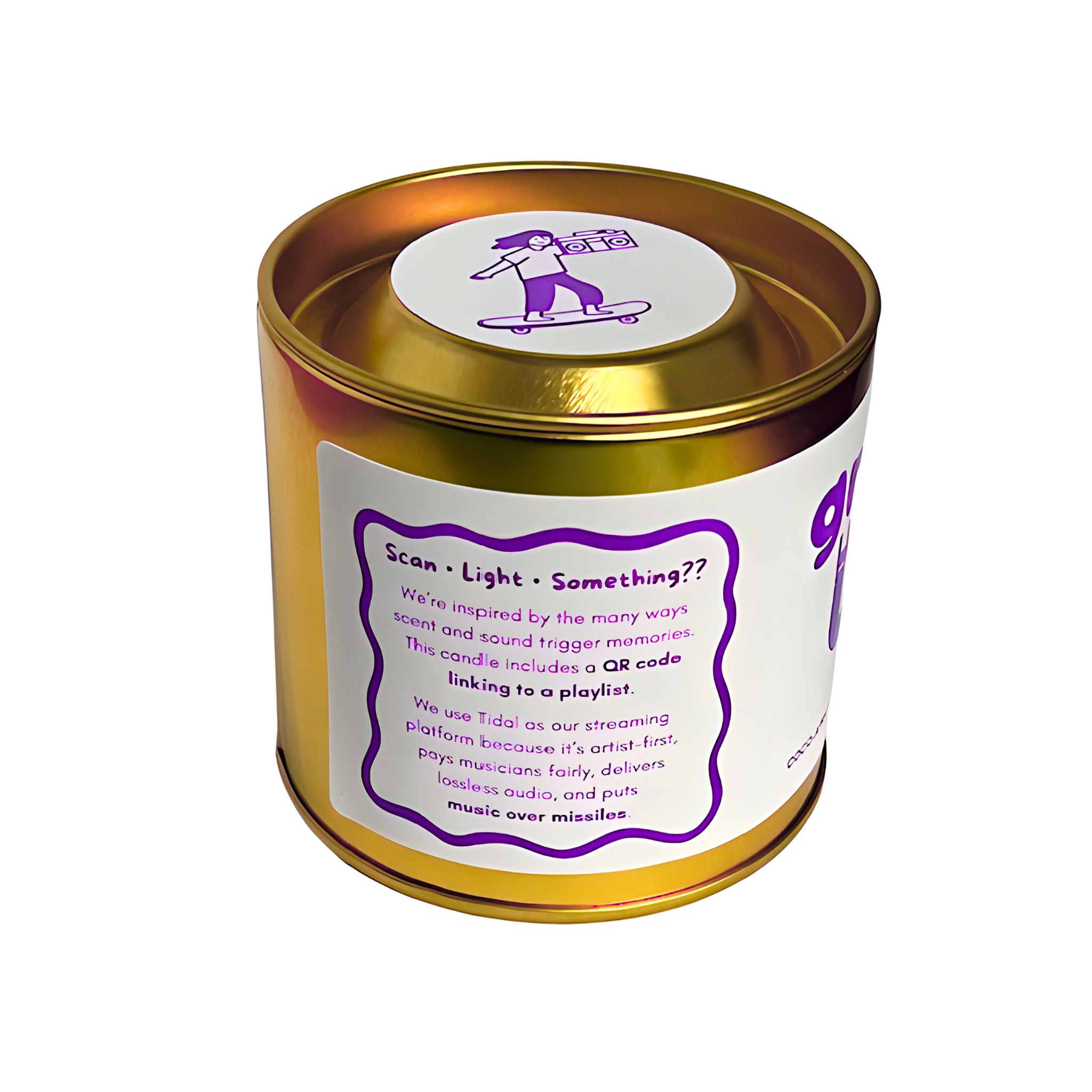 ADHD Playlist Candle