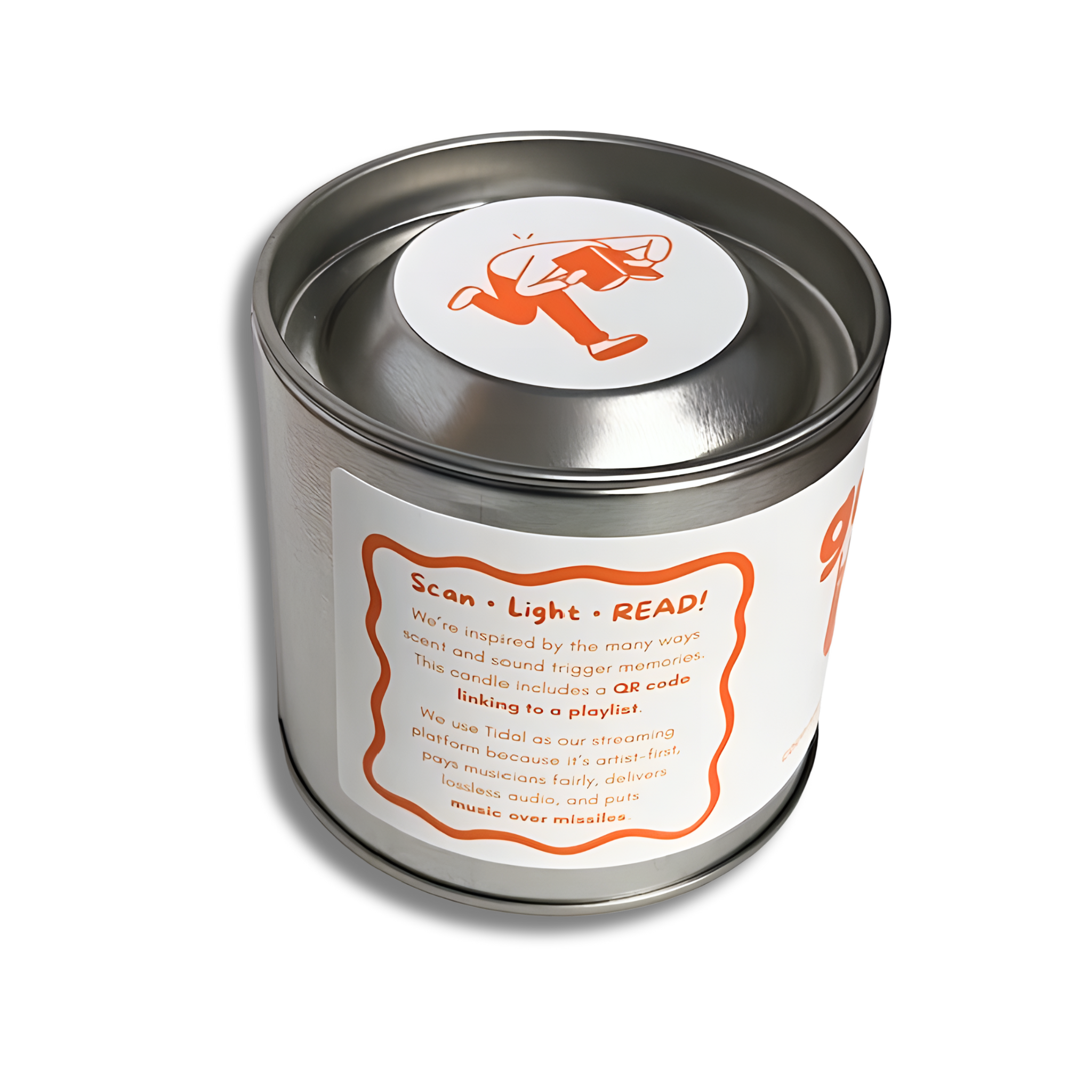 Band Books Playlist Candle