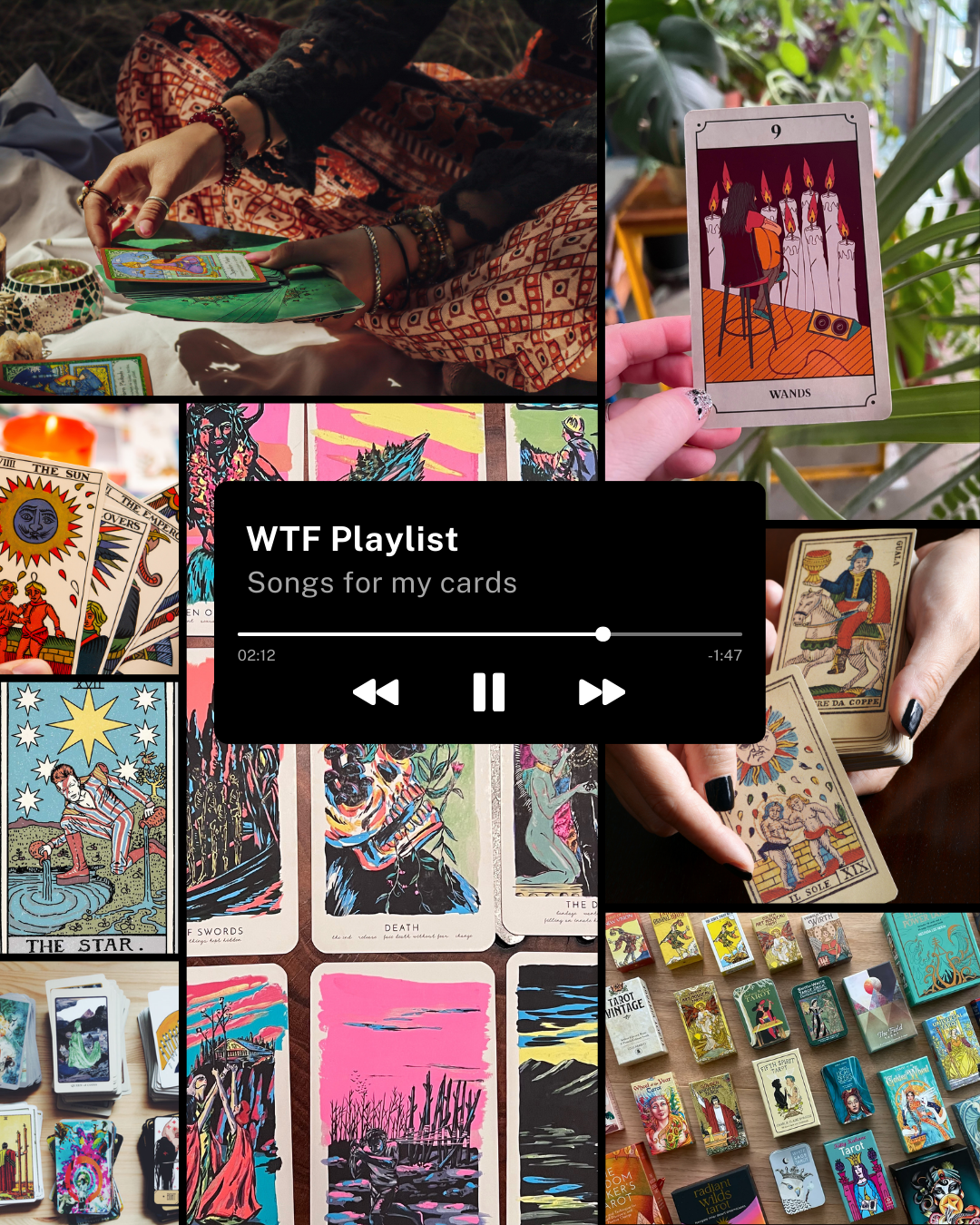 Email Tarot Reading + Custom Playlist