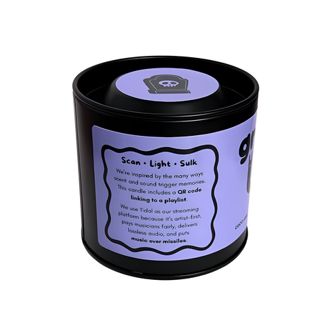 Oh My Goth Playlist Candle