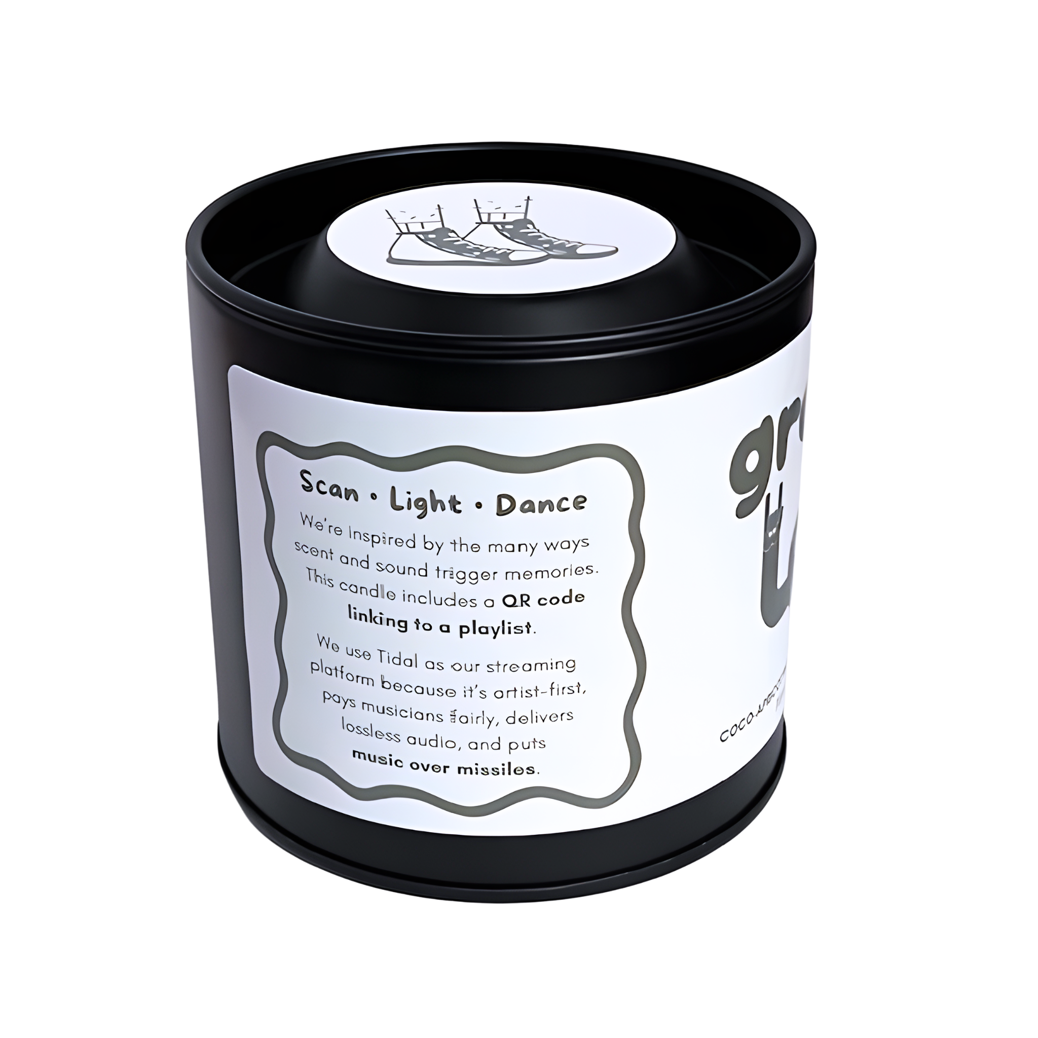 90's Grunge Playlist Candle