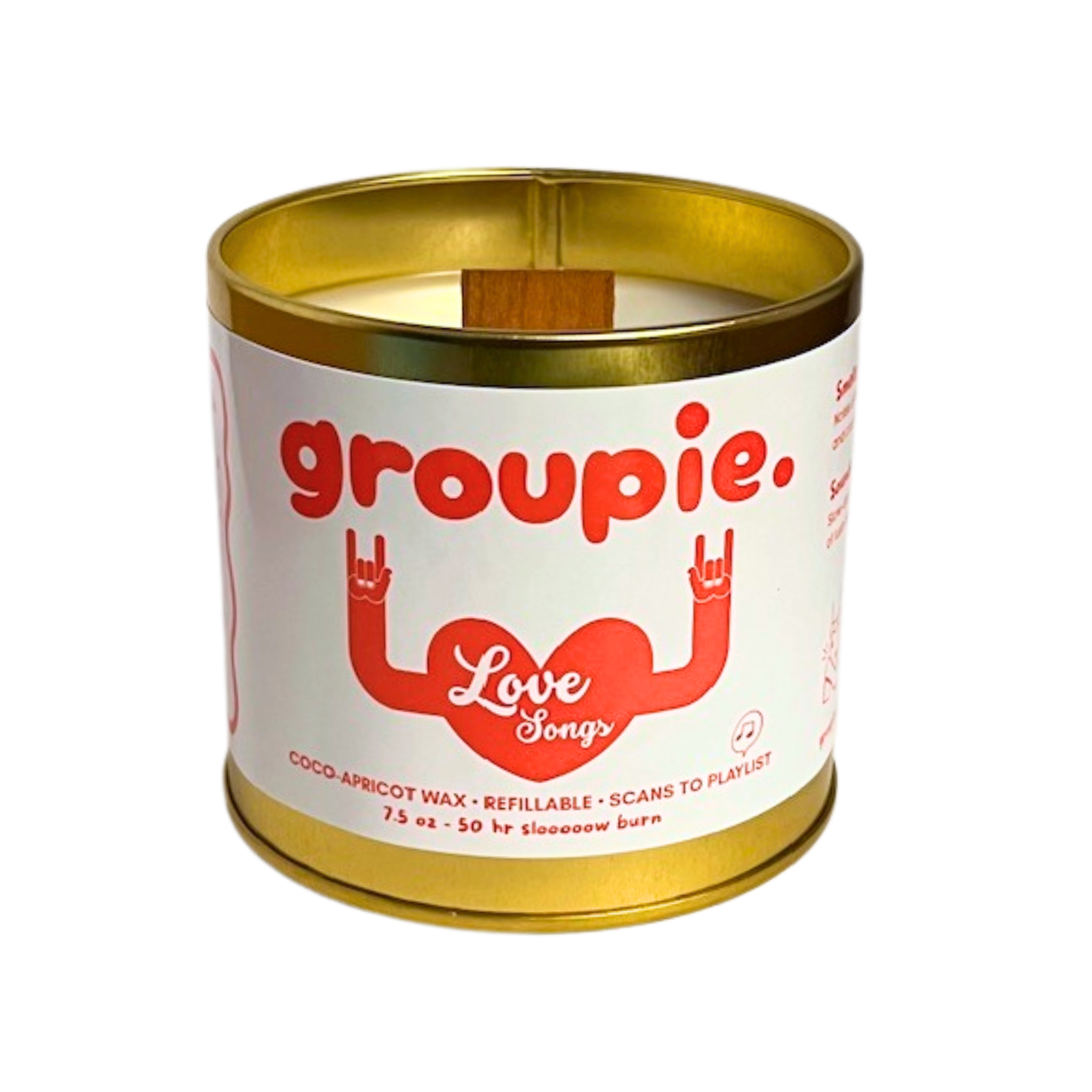 Love Songs Playlist Candle
