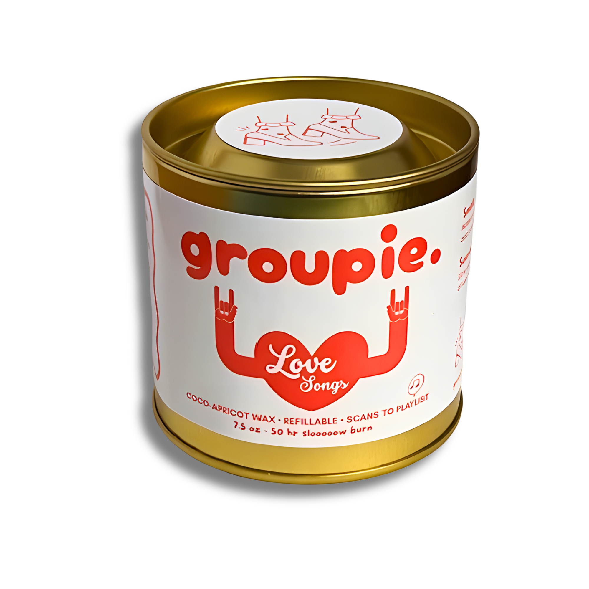 Love Songs Playlist Candle