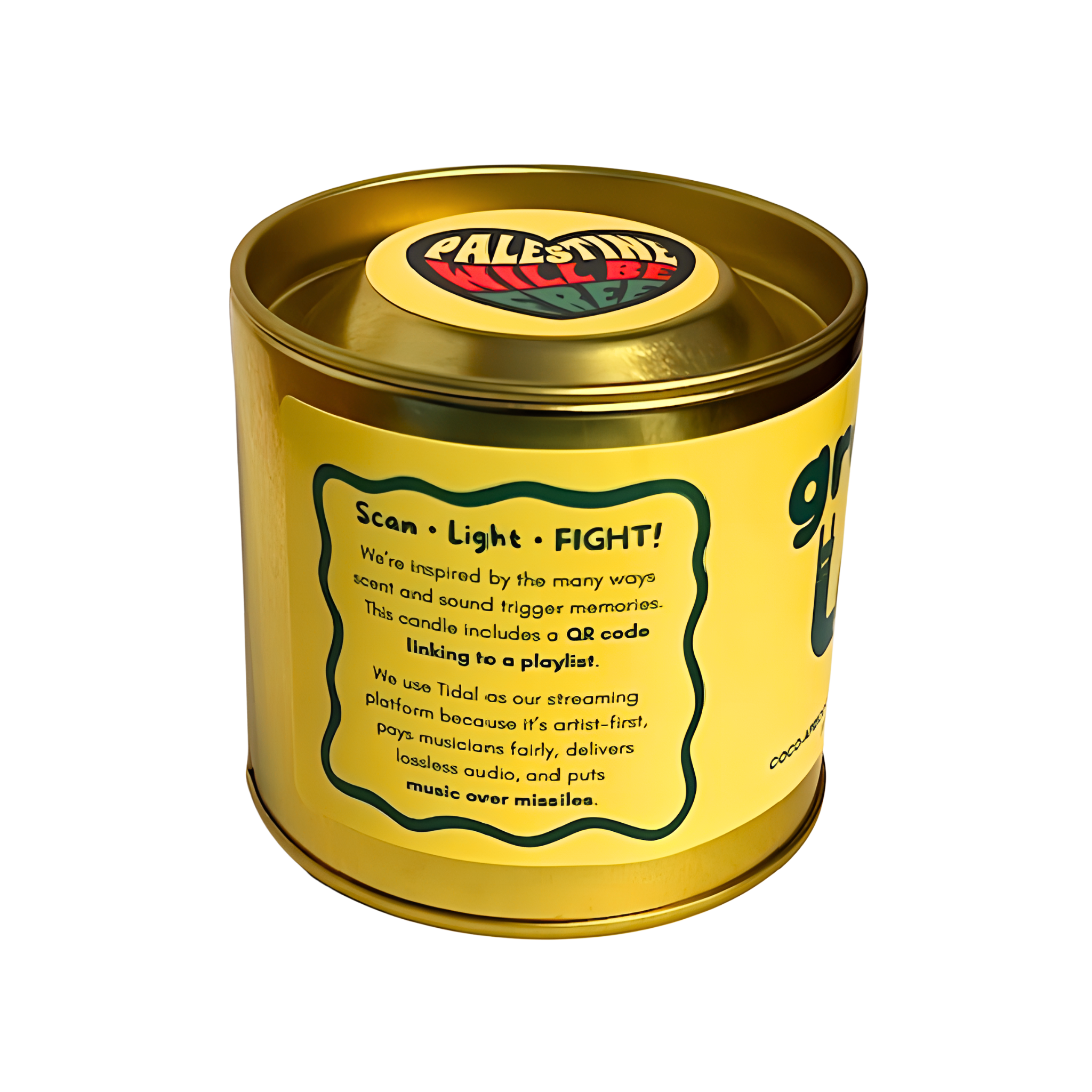 Liberation Playlist Candle