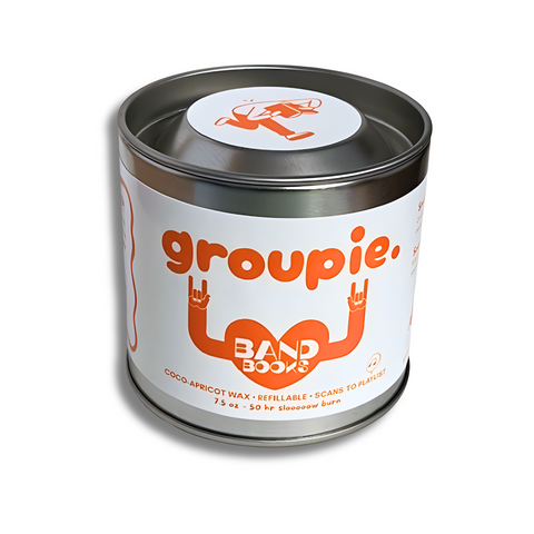 Band Books Playlist Candle