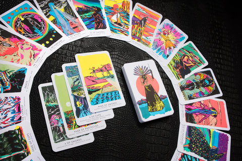 Blacklight tarot